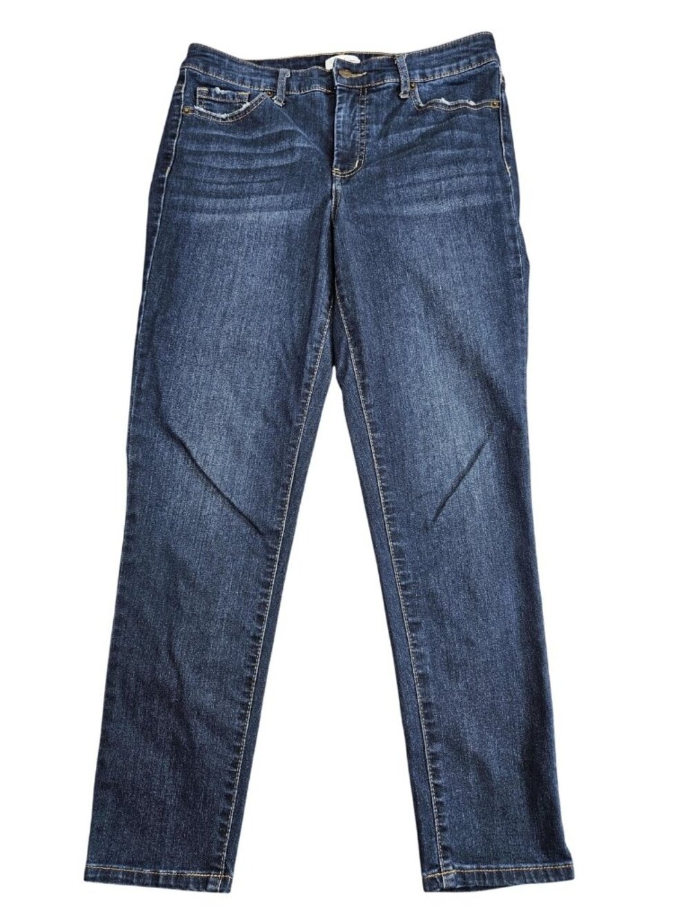 Jessica‎ Simpson High Rise Skinny Ankle Jeans Womens 8 Blue Med Wash Stretch